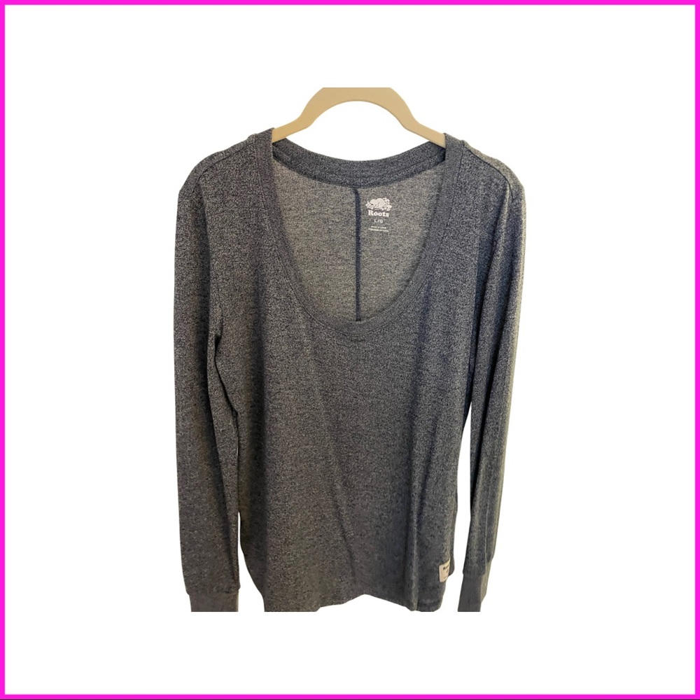 Roots Long Sleeve Tee, Size Large